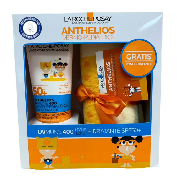 La Roche-Posay Anthelios 50+ Pediátrico 250ml + Poncho Infantil